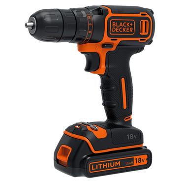 Black & Decker BDCDC18K-QW bor N&oslash;glefri Sort, Orange