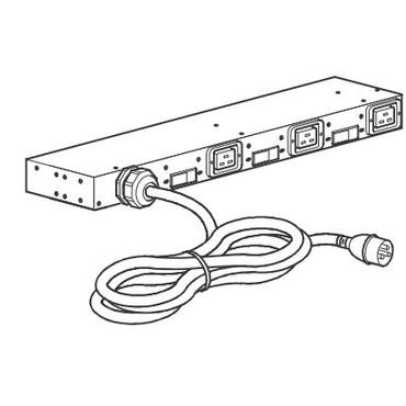 APC Basic Rack PDU AP6038A - strømfordelingsenhed