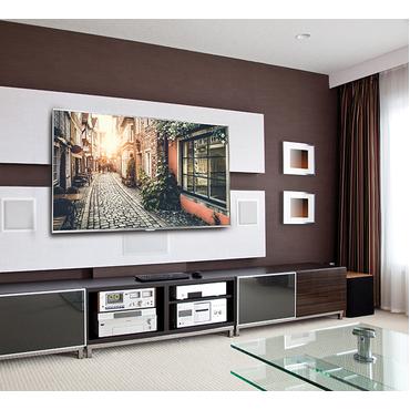 B-TECH BT9901 - konsol - låg profil - för platt panel - svart