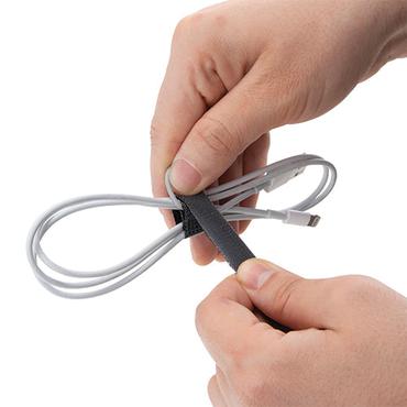 Bluelounge BLUCT-SM kabelsamler Krog og løkke kabelbinder Sort, Blå, Grøn, Rød, Hvid, Gul 6 stk