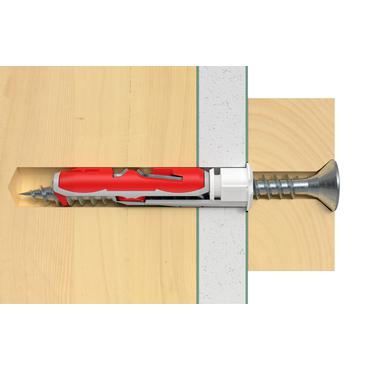 Fischer 537258 skrueanker og vægudtag 50 stk Skrue og vægstiksæt 50 mm