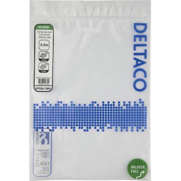 Deltaco SCSC-05-DUA InfiniBand og fiberoptisk kabel 0,5 m 2x SC Gul