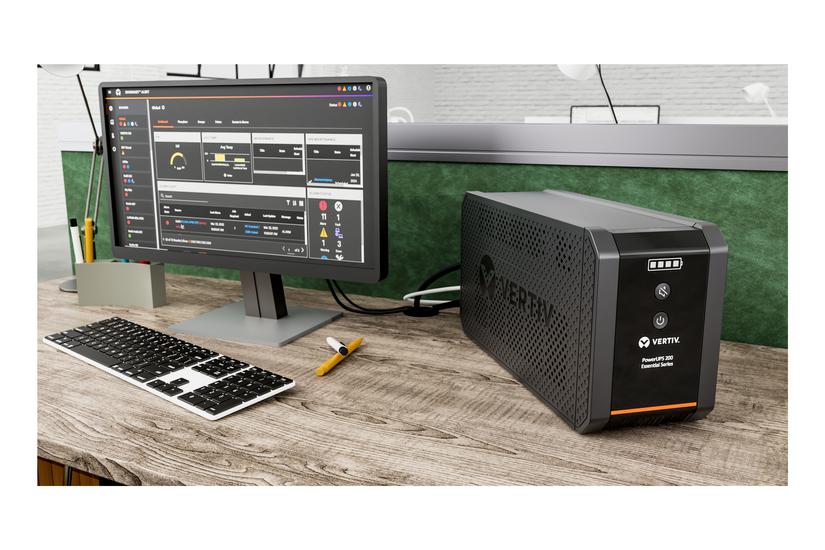 Vertiv PSA6E-1000IT-SCH UPS-enhed Interaktivt indgangsstik 1 kVA 525 W 4 AC stikkontakt(er)