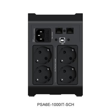 Vertiv PSA6E-1000IT-SCH UPS-enhed Interaktivt indgangsstik 1 kVA 525 W 4 AC stikkontakt(er)