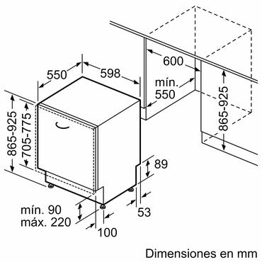 Siemens SX87TX02CE diskmaskin - inbyggd