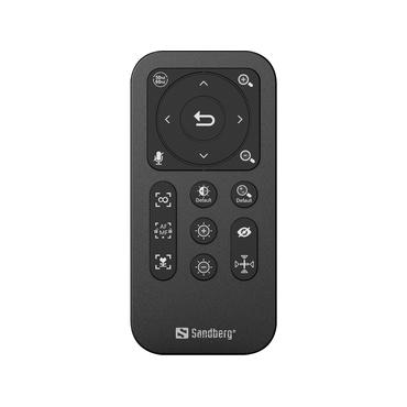 Sandberg Streamer USB Webcam Pro Elite - Livestreamingkamera - färg - 2560 x 1440 - ljud - USB 2.0 - H.264, H.265, MJPEG, YUY2