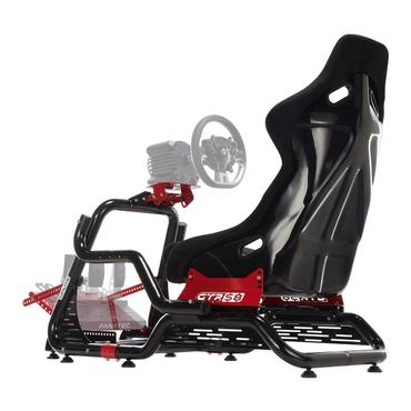 OPLITE Simulatorsäte - Svart, Röd - kolfiberstål med hög densitet - 60 mm - 116 mm - 40 g