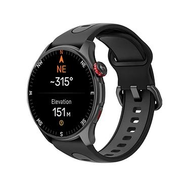 myPhone Watch Adventure 3,63 cm (1.43") AMOLED 46.3 mm Digital 466 x 466 pixel Berøringsskærm Sort GPS (satellit)