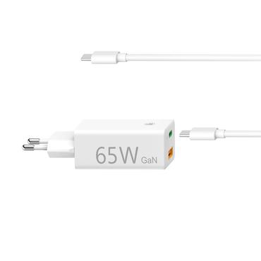 Hama n&auml;tadapter - USB Typ A, USB-C - 65 Watt