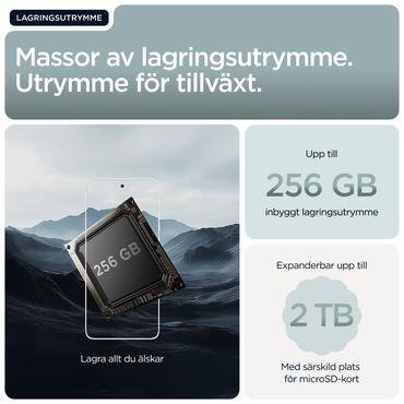 Motorola Moto G56 - pantone gr&aring; dimma - 5G peksk&auml;rmsmobil - 256 GB - GSM