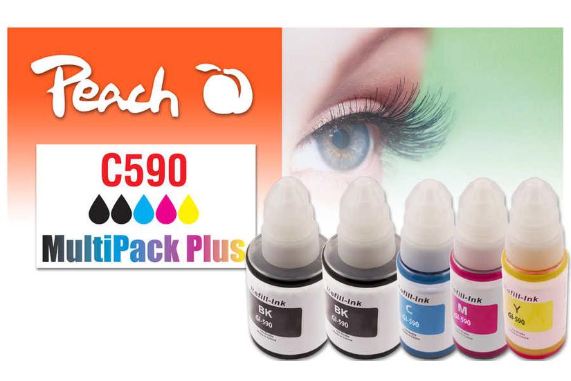 Peach Patrone Canon CISS GI-590 MultiPack Plus remanufactured