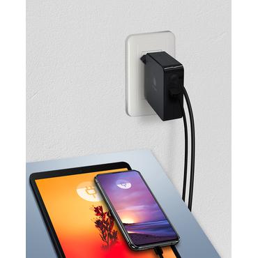 ICY BOX IB-PS101-PD Laptop, Smartphone, Tablet Sort Vekselstrøm Indendørs