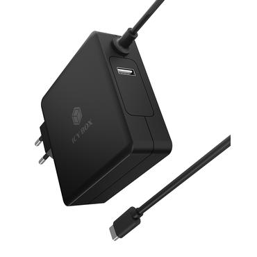 ICY BOX IB-PS101-PD Laptop, Smartphone, Tablet Sort Vekselstrøm Indendørs