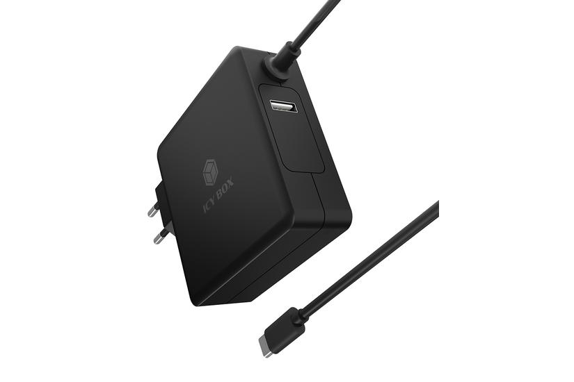 ICY BOX IB-PS101-PD Laptop, Smartphone, Tablet Sort Vekselstrøm Indendørs