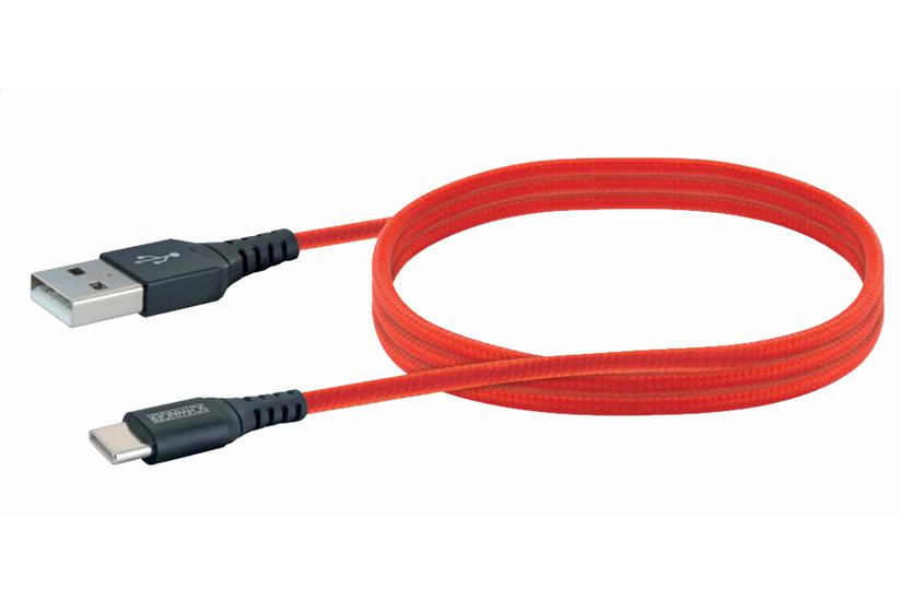 Schwaiger USB 3.1 Kabel St. A->TypC 1,2m r&ouml;t