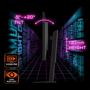 Gigabyte M27QA skærm - Kantbelyst LED - 27" - AMD FreeSync - SS IPS - 1ms