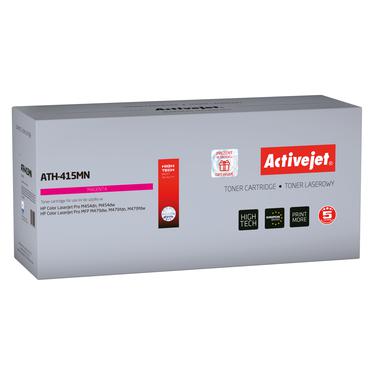 Activejet ATH-415MN tonerpatron til HP-printere; Erstatning HP 415A W2033A; Supreme; 2100 sider; Lilla, med chip
