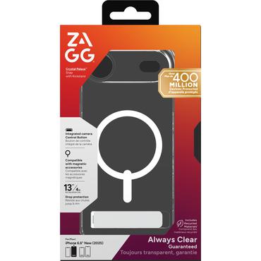 ZAGG Crystal Palace Snap Kickstand (Button Cover) mobiltelefon etui 16 cm (6.3") Transparent