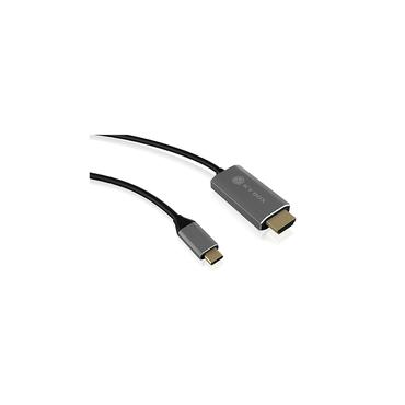 ICY BOX IB-CB020-C HDMI-kabel 1,8 m HDMI Type A (Standard) Sort, S&oslash;lv