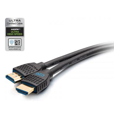 C2G 12ft 8K HDMI Cable with Ethernet - Performance Series Ultra High Speed - HDMI-kabel med Ethernet - 3.6 m