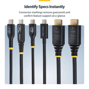 StarTech.com HDMI21-CBL-8K60-3M HDMI-kabel HDMI Type A (Standard) Sort
