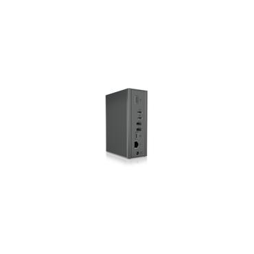 ICY BOX IB-DK2262AC Ledningsført USB 3.2 Gen 1 (3.1 Gen 1) Type-C Anthracit