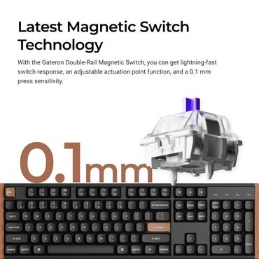 Klawiatura Keychron Keychron K10 HE Special Edition Gateron Double-Rail Magnetic Nebula (K10H-F1)