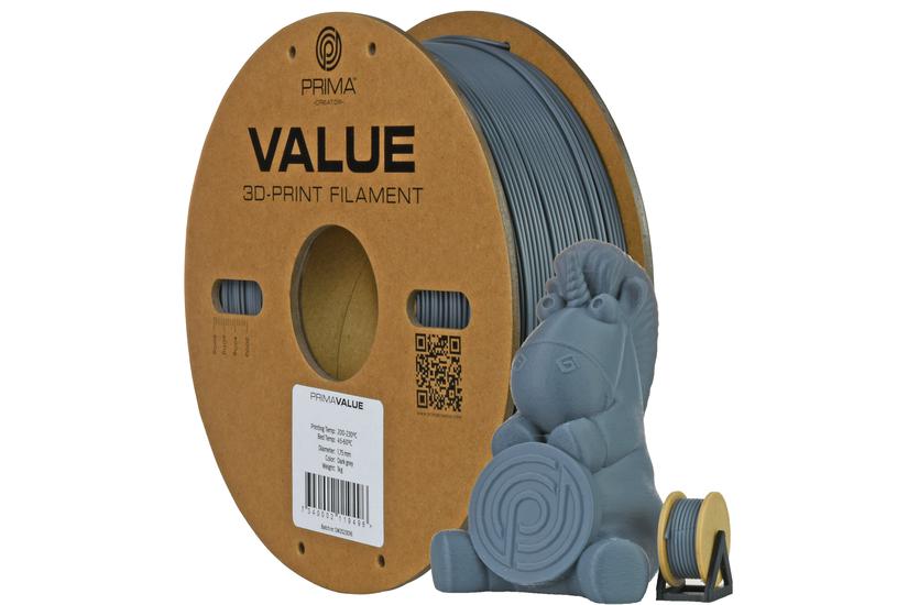 3D Prima 12786 3D print materiale ABS M&oslash;rkegr&aring; 1 kg