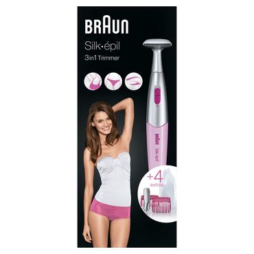 Braun  Shaver  SilkFinish FG1100  Number of power levels 1  AAA  Pink