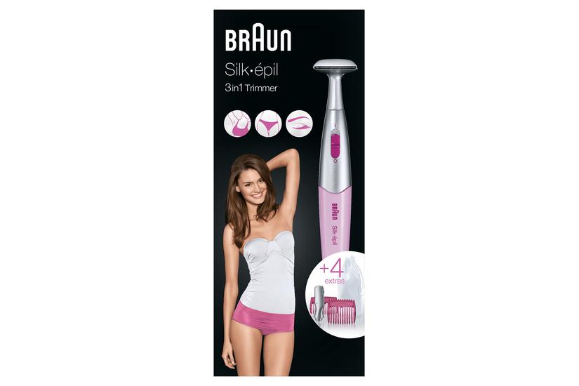 Braun  Shaver  SilkFinish FG1100  Number of power levels 1  AAA  Pink