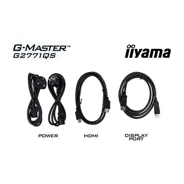 iiyama G-MASTER G2771QS-B1 computersk&aelig;rm 68,6 cm (27") 2560 x 1440 pixel Wide Quad HD Sort