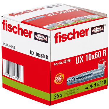 Fischer 62759 skrueanker og vægudtag 25 stk