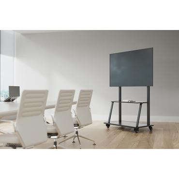 Neomounts NS-M4000 vogn med hjul - for LCD display / AV system - sort