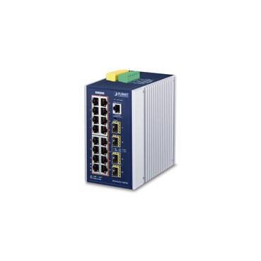 PLANET IGS-6325-16P4S netværksswitch Administreret L3 Gigabit Ethernet (10/100/1000) Strøm over Ethernet (PoE) Aluminium, Blå