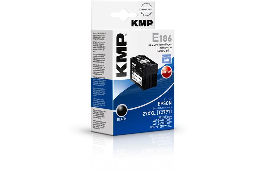 KMP E186 bl&aelig;kpatron Sort