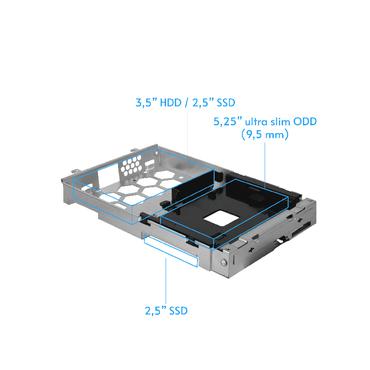 Chieftec BE-10W-300 computeretui Small Form Factor (SFF) Hvid 300 W