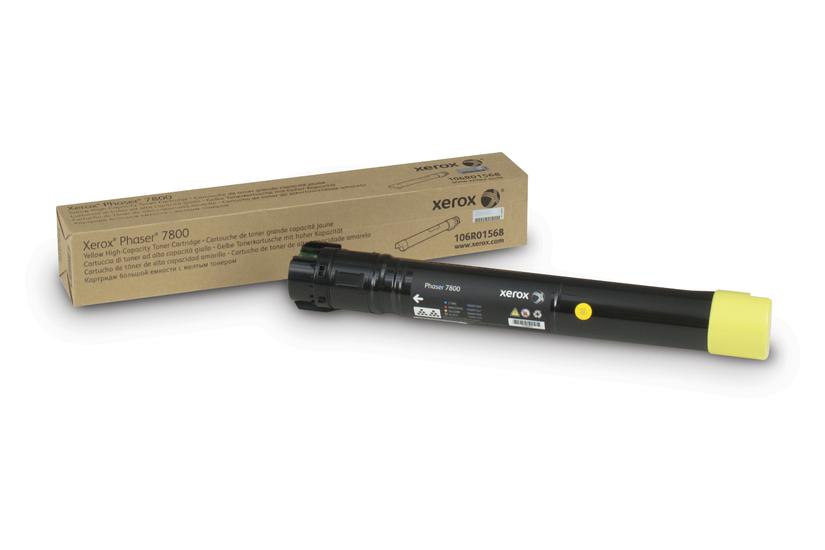Xerox Phaser 7800 - h&oslash;j kapacitet - gul - original - tonerpatron