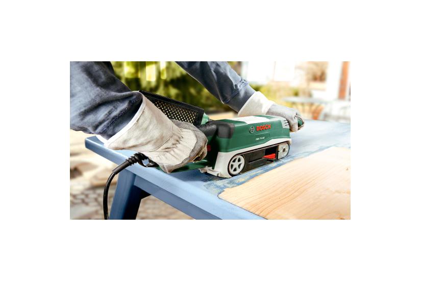 Bosch PBS 75 AE Set - bandslipmaskin - 750 W - 75 x 533 mm