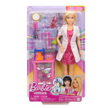 Barbie Barbie-forskerdukke og tilbehør