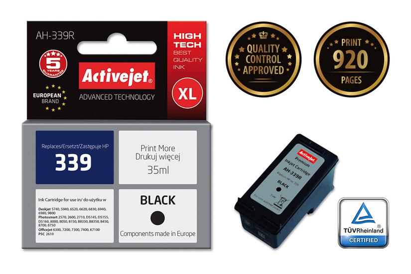 Activejet AH-339R blæk (erstatning HP 339 C8767EE; Premium; 35 ml; sort)