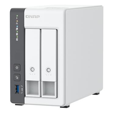 QNAP TS-216G 8TB WD Red Plus NAS-Bundle NAS inkl. 2x 4TB WD Red Plus 3.5 Zoll SATA Festplatte