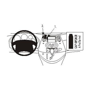 Brodit ProClip Center mount - montering för mobiltelefon