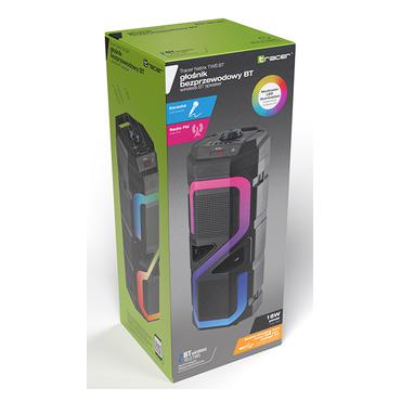 Tracer Natrix Bærbar stereohøjttaler Sort 16 W