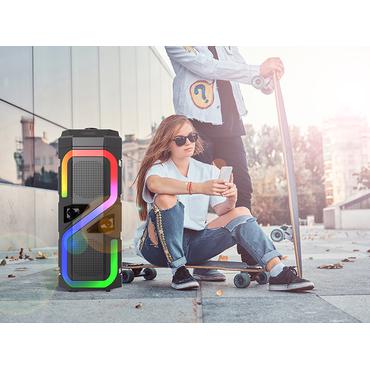 Tracer Natrix Bærbar stereohøjttaler Sort 16 W