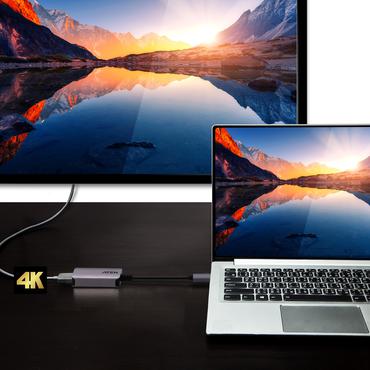 ATEN UC3008A1 - adapter f&ouml;r video / ljud - 24 pin USB-C till HDMI - 15.4 cm