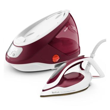 Tefal GV9220 Dampstrygning station 2600 W Durilium AirGlide Autoclean soleplate Bourgogne, Hvid