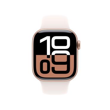 Apple Watch Series 10 OLED 42 mm Digital 374 x 446 pixel Berøringsskærm 4G Roseguld Wi-Fi GPS (satellit)