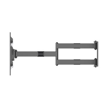 Multibrackets M Universal Long Reach Arm konsol - f&ouml;r platt panel - svart