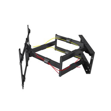 Multibrackets M Universal Long Reach Arm konsol - f&ouml;r platt panel - svart