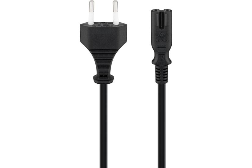 goobay NK 104 S-150 - strømkabel - Europlug til power IEC 60320 C7 - 1.5 m